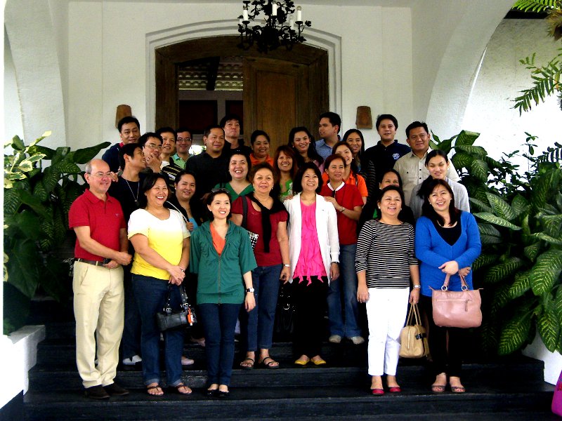 Department Heads & Key Officers of the Cravings Group during their Strategic Planning Workshop last November 24 & 25, 2011 posing with Cravings Chair Ms. Annie Guerrero, CEO Badgie Trinidad & HR Head Judith Imperial.