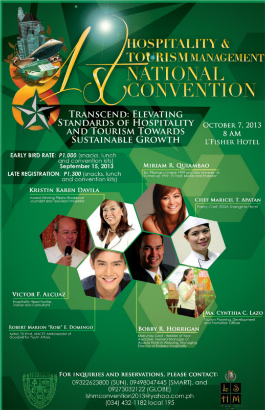 1st National Hospitality & Tourism Convention 2013