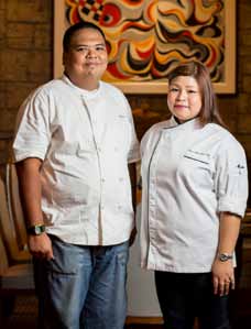 In-house Chef Paul Cruz and Executive Chef Mira Cruz