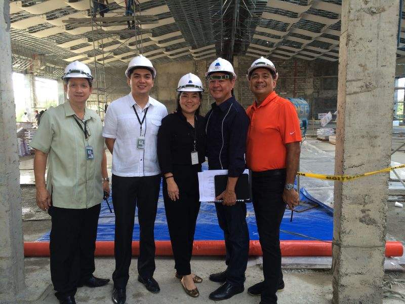 The biggest convention center in Zamboanga City - Marcian officers from left: Kenny Basa, Executive Assistant to the President & CEO; Ian Verar, General Manager In-Training; Lanie Verar, Executive Vice President; Vic Alcuaz and Gerry Verar, President & CEO